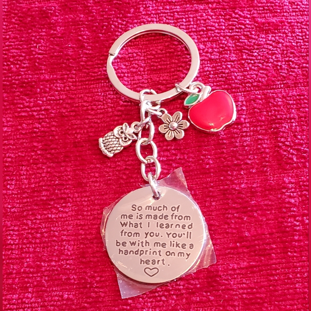Teacher Keychain/Bag Charm New